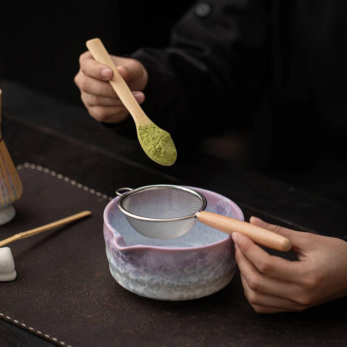 Matcha Whisk Set - 4/8PCS 2026 New Crystalline Ice Flower
