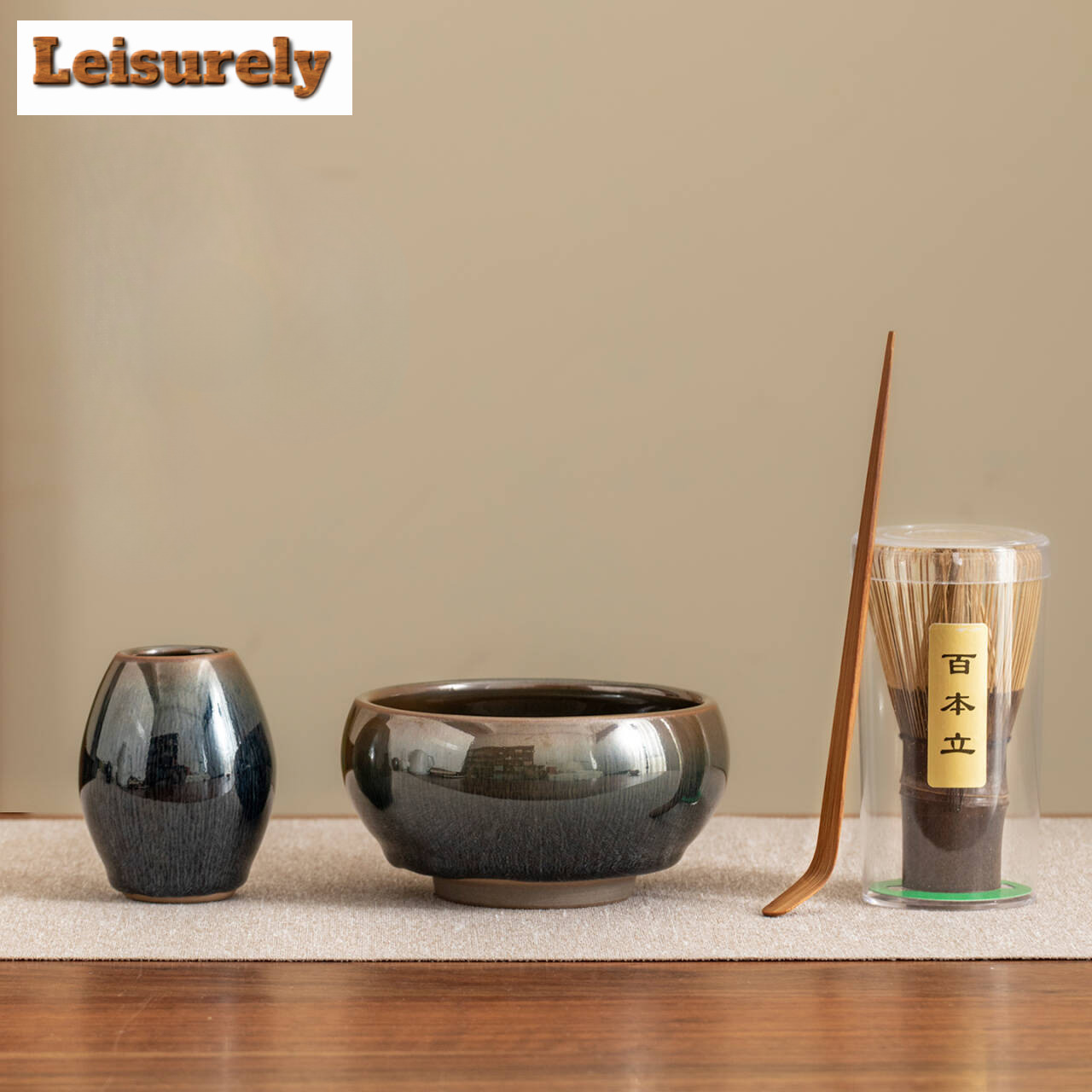 Jianzhan Matcha Four-piece Set - Matcha Whisk Set review and price
