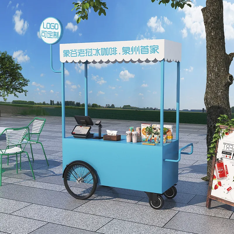 Street Food Truck Trolley Stal - Coffee Tea Vendor review and price