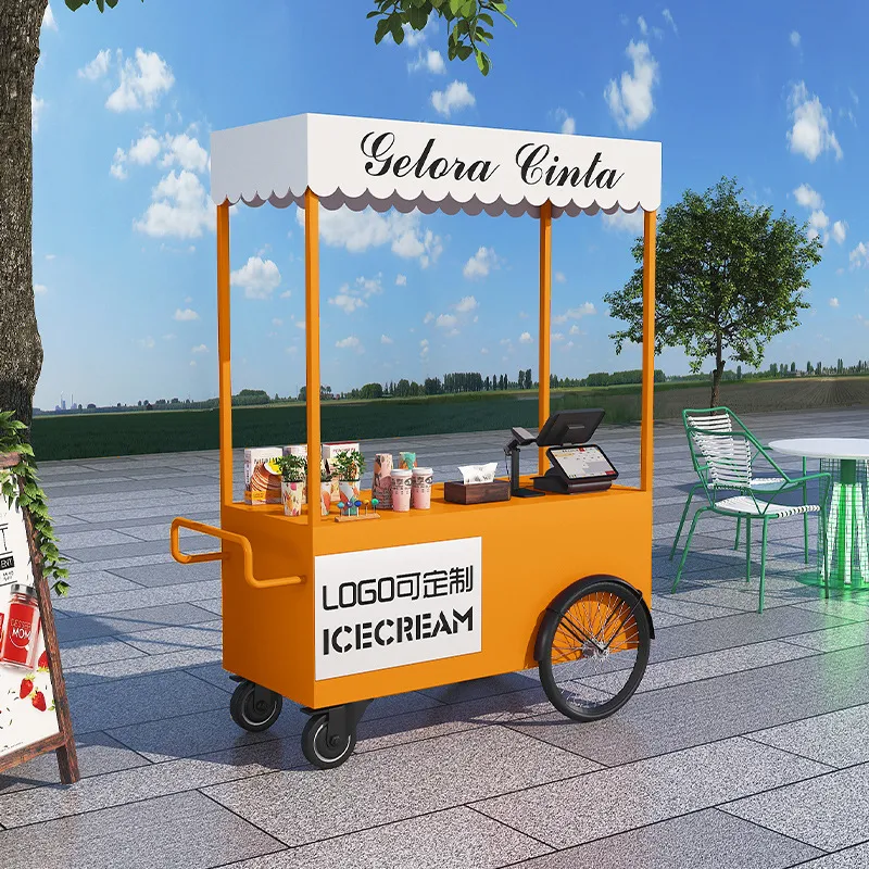 Street Food Truck Trolley Stal - Coffee Tea Vendor review and price