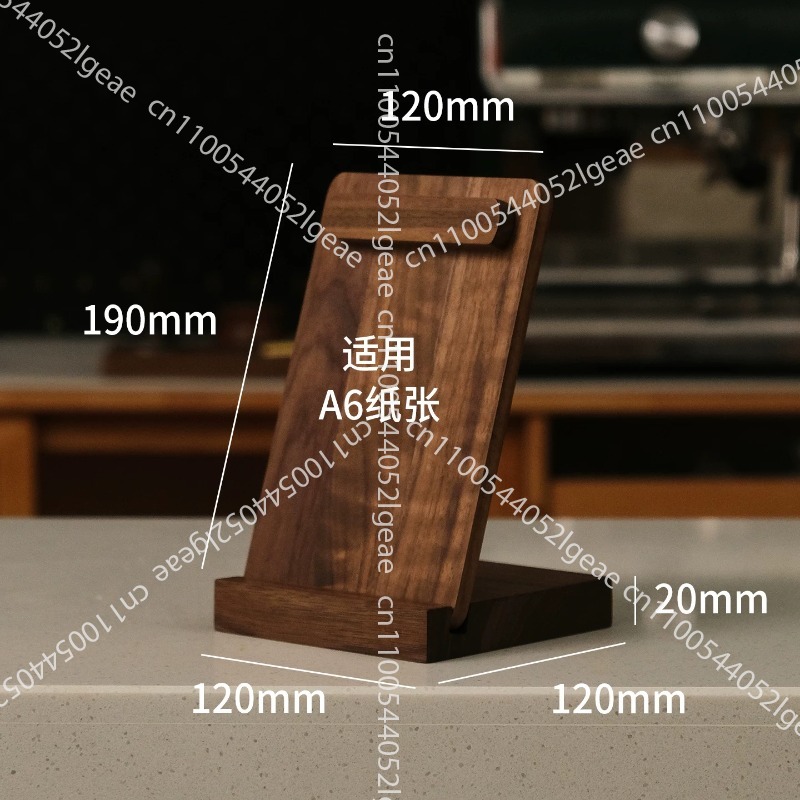 Black walnut desktop display c - Coffee Tea Menu review and price