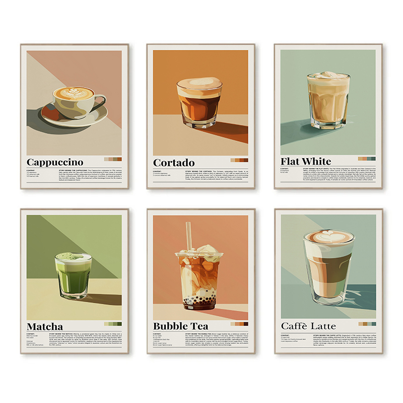 Vintage Coffee Beverage Poster - Coffee And Tea Lyrics review and price