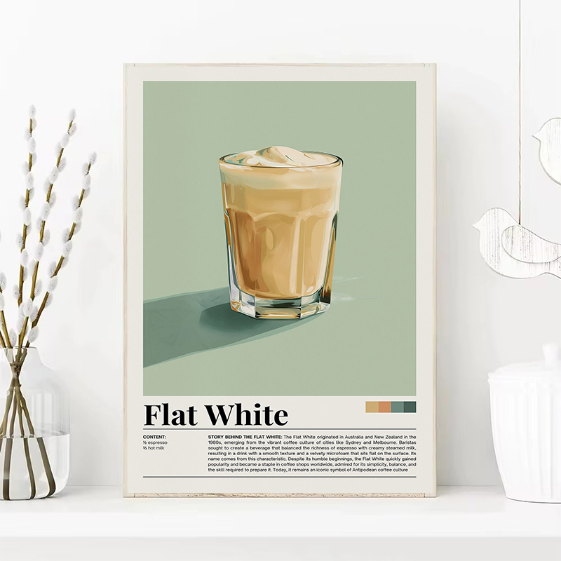 Vintage Coffee Beverage Poster - Coffee And Tea Lyrics review and price
