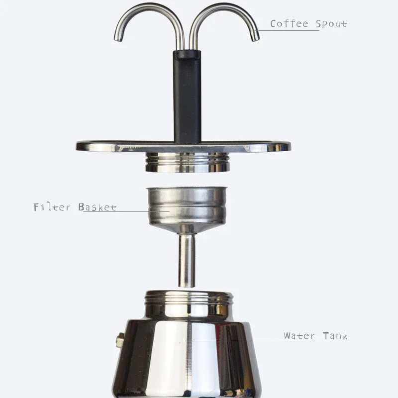 200ML Mini Moka Pot Double Tub - Coffee Tea Making Machine review and price