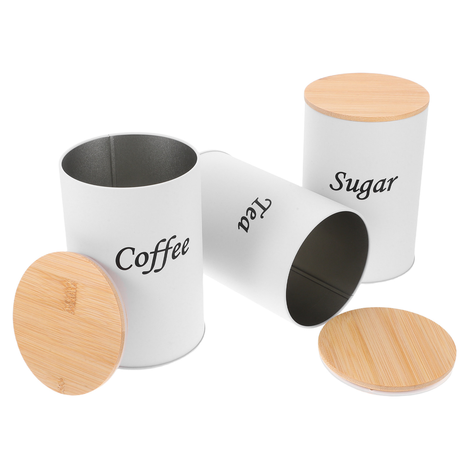 3Pcs Airtight Round Canisters  - Coffee Tea Bean review and price