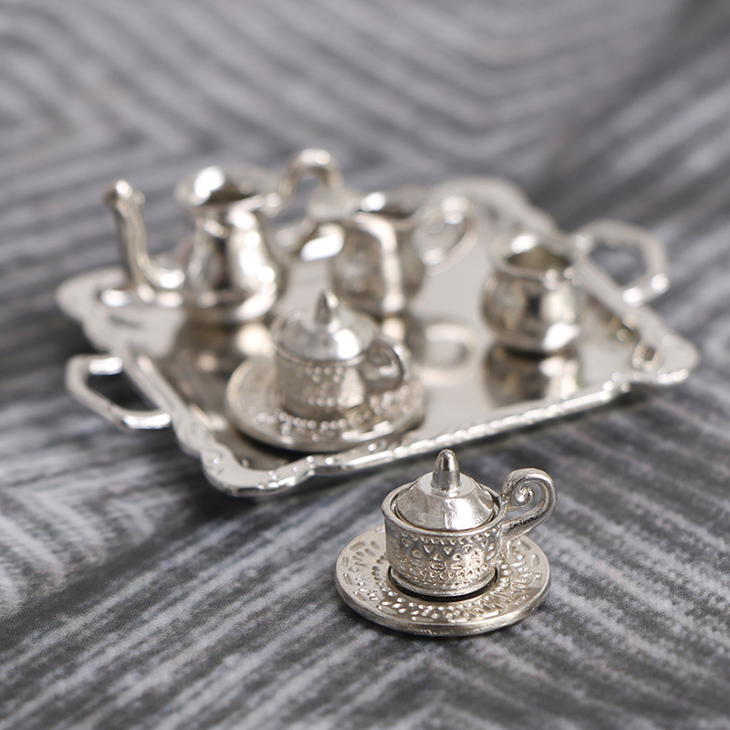 10pcs/Set 1/12 Dollhouse Minia - Coffee Tea And Sugar Set review and price