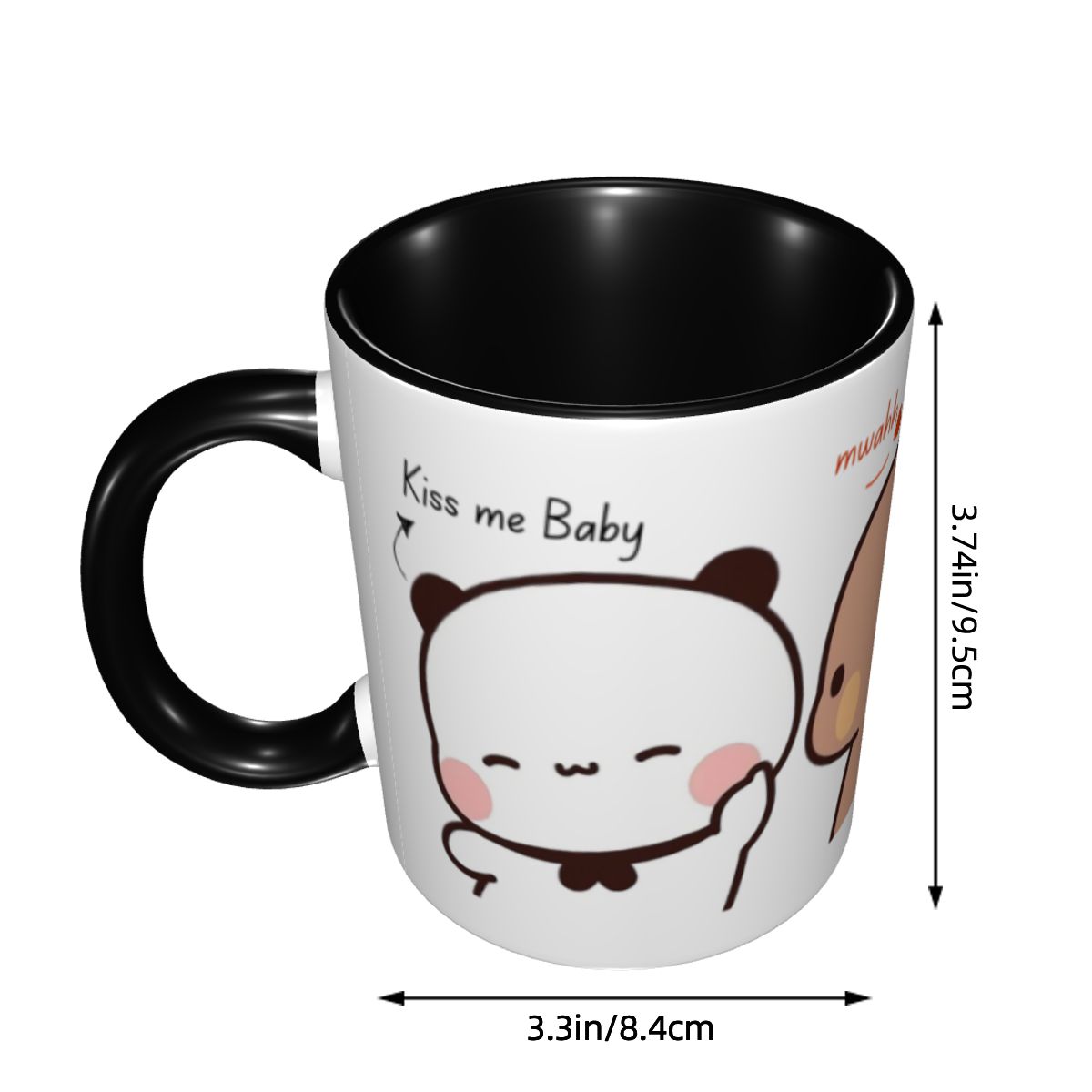 Personalized Kiss Me Baby Mwah - Coffee Tea With Me review and price