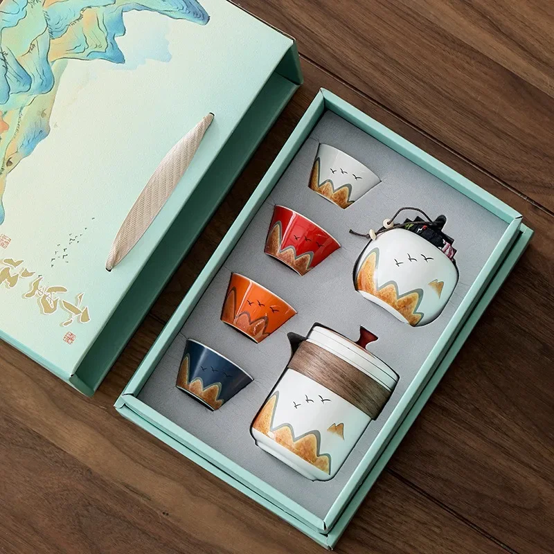 Gift Box,Chinese Style Ceramic - Coffee Tea And Sugar Set review and price