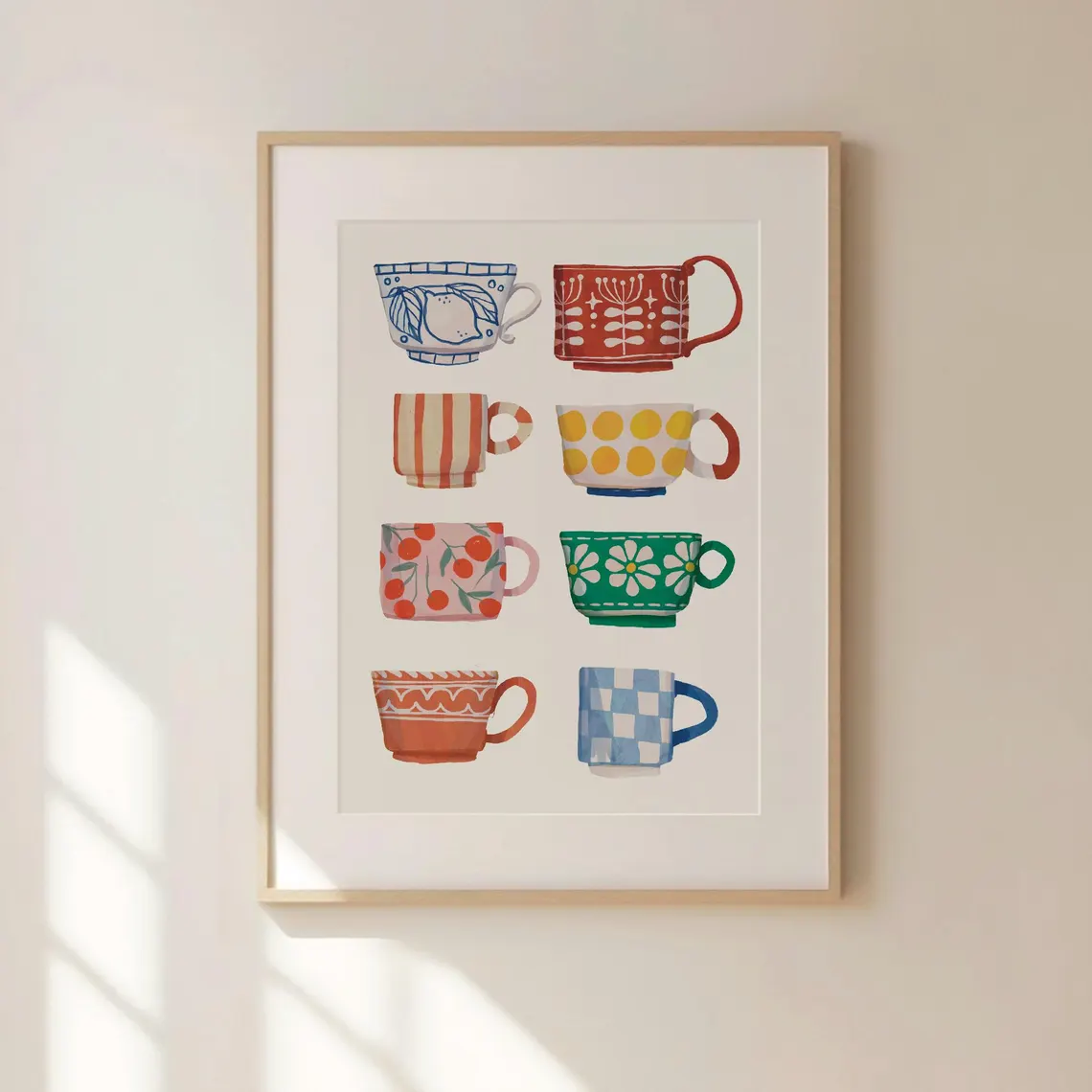 Tea Cup Print, Breakfast poste - Coffee And Tea Lyrics review and price