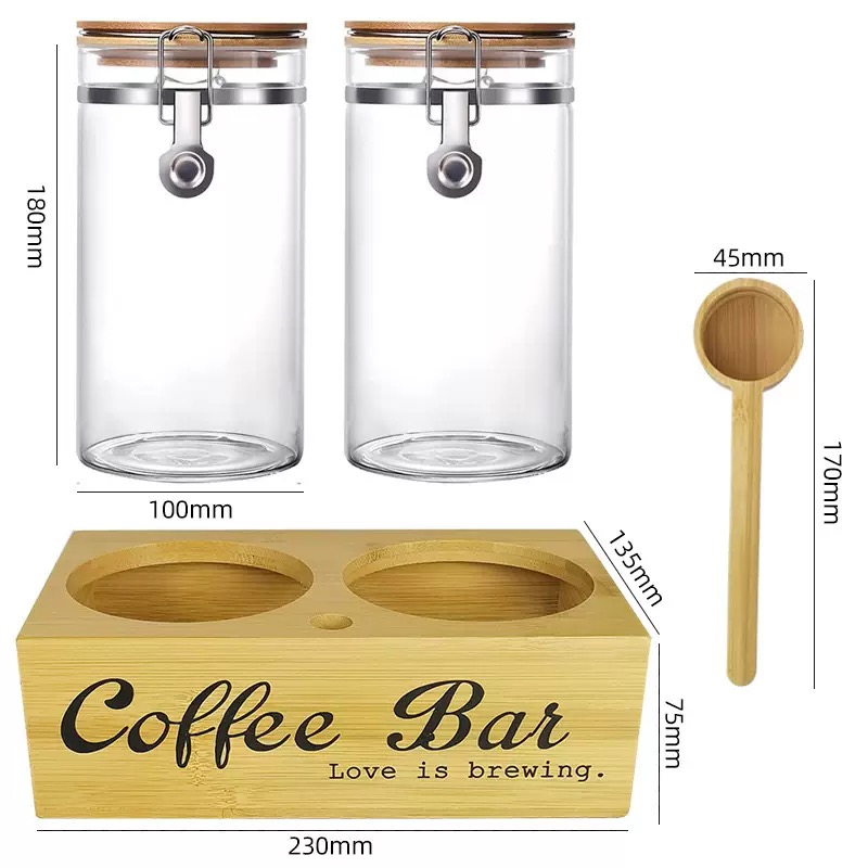 Coffee Storage Jars 2 Pack wit - Coffee Tea Bean review and price
