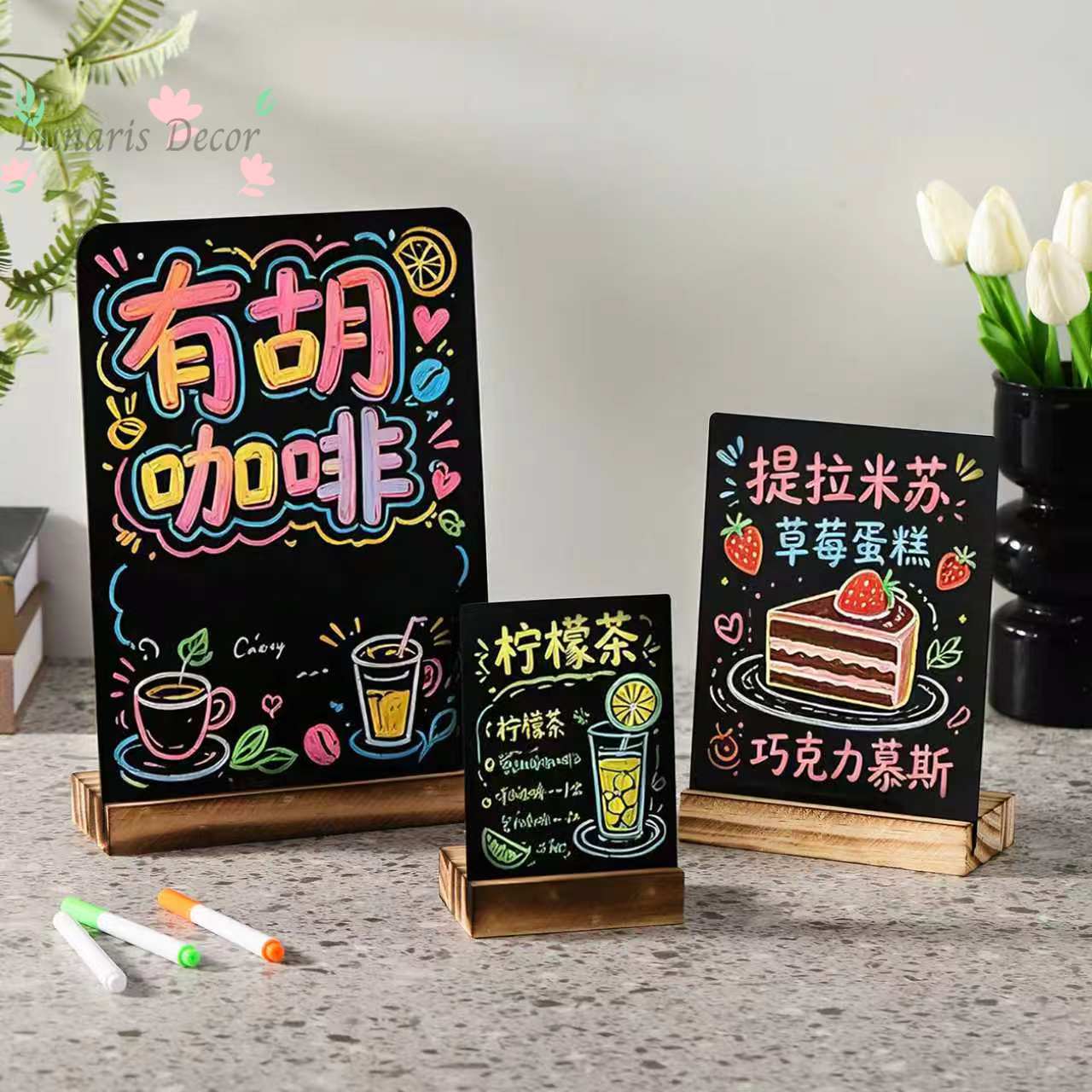A4 rewritable stall advertisin - Coffee Tea Menu review and price