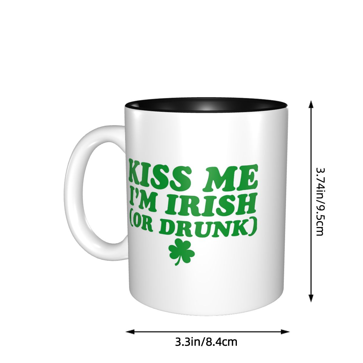 Kiss Me I'm Irish Mug Funny Ce - Coffee Tea With Me review and price