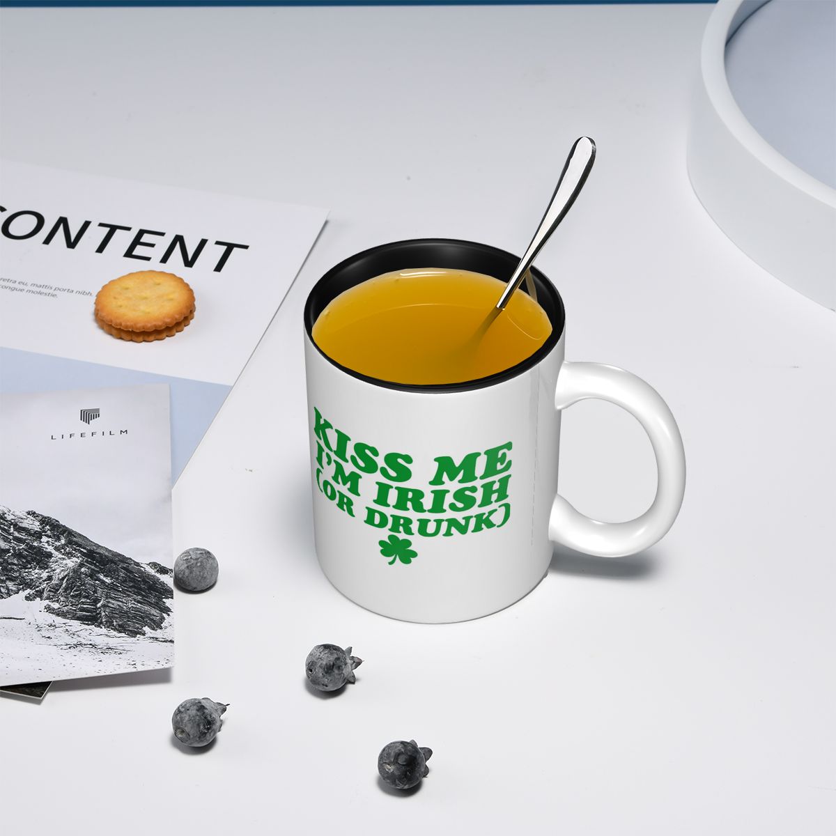 Kiss Me I'm Irish Mug Funny Ce - Coffee Tea With Me review and price