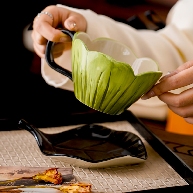 Irregular Hand-painted Coffee  - Coffee Tea And Leaf review and price