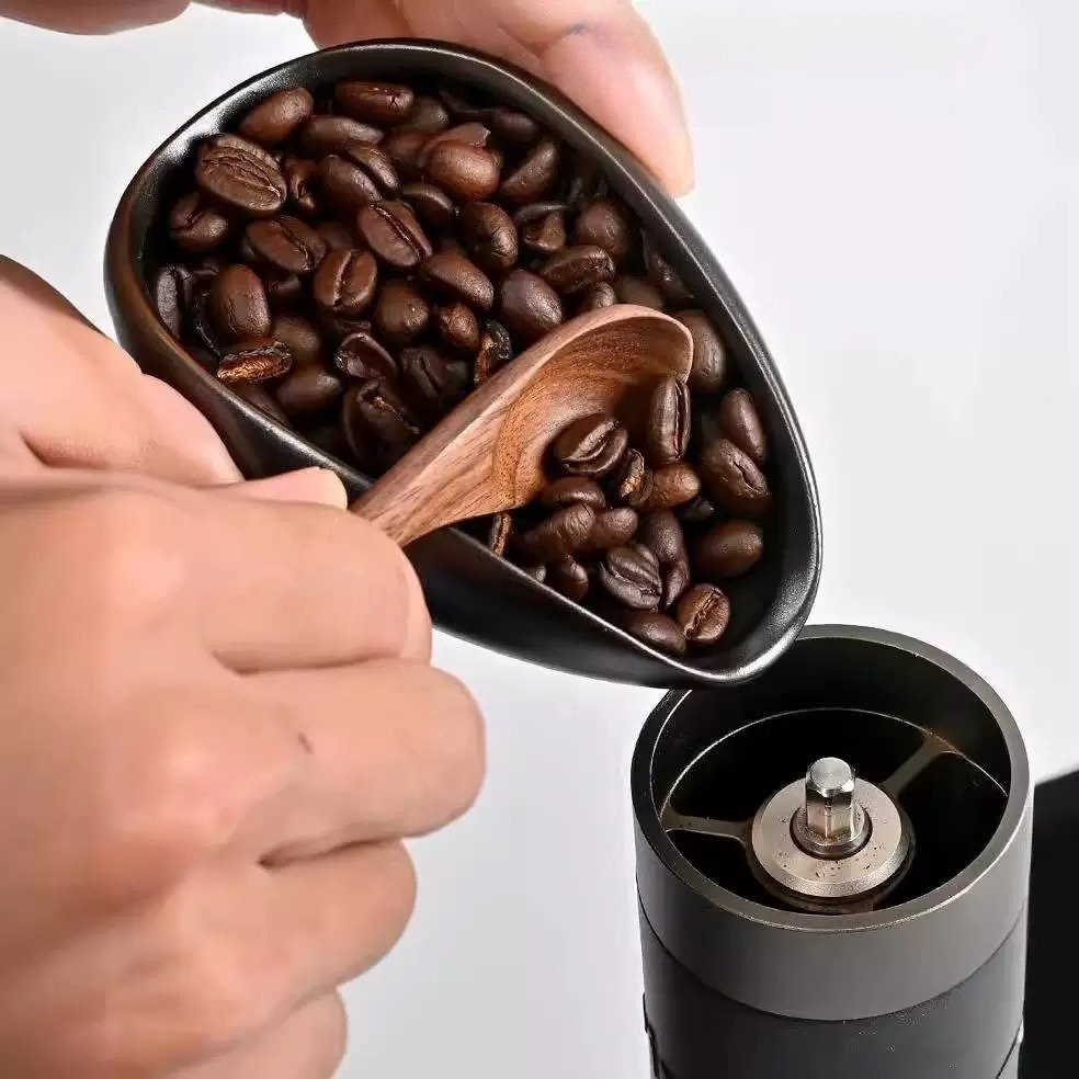 Ceramic Coffee Bean Dosing Tra - Coffee Tea And Bean Leaf review and price