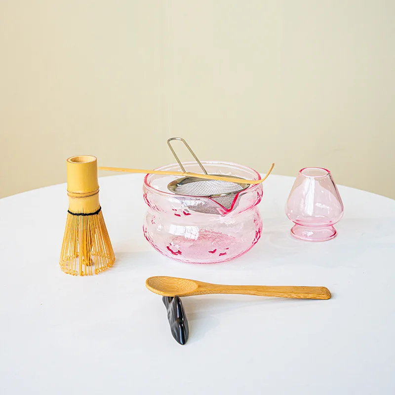 4-8pcs Glass Bow Tie Matcha Wh - Matcha Whisk Set review and price