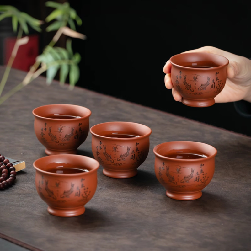 Chinese Yixing Purple Clay Tea - Coffee Tea And Sugar Set review and price