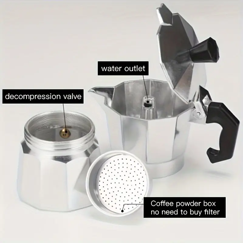Classic Aluminum Moka Pot 50-3 - Coffee Tea Making Machine review and price