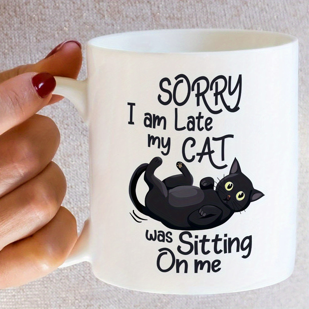 1 Funny Cat Shaped Ceramic Mug - Coffee Tea With Me review and price