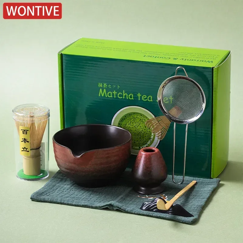 1-7pcs Japanese Matcha Making  - Matcha Whisk Set review and price