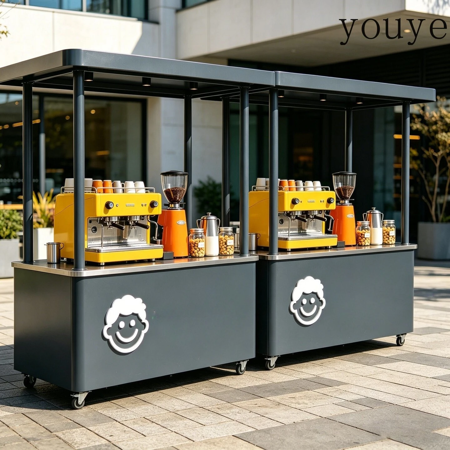 SW Iron wrought stalls carts m - Coffee Tea Vendor review and price