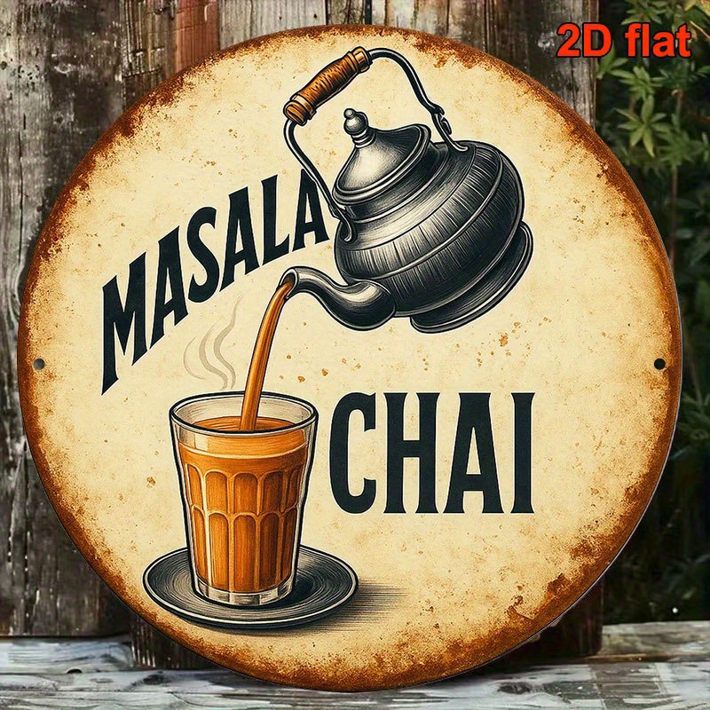 Masala Chai Metal Sign Vintage - Coffee Tea Recipe review and price
