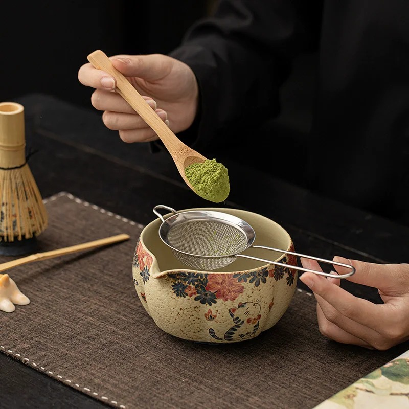 8PCS Japanese Flint red Matcha - Matcha Whisk Set review and price